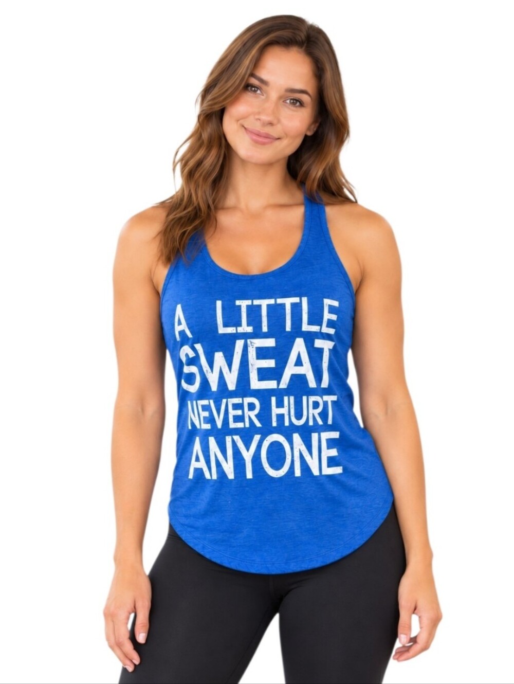 A Little Sweat Never Hurt Anyone Workout Tank